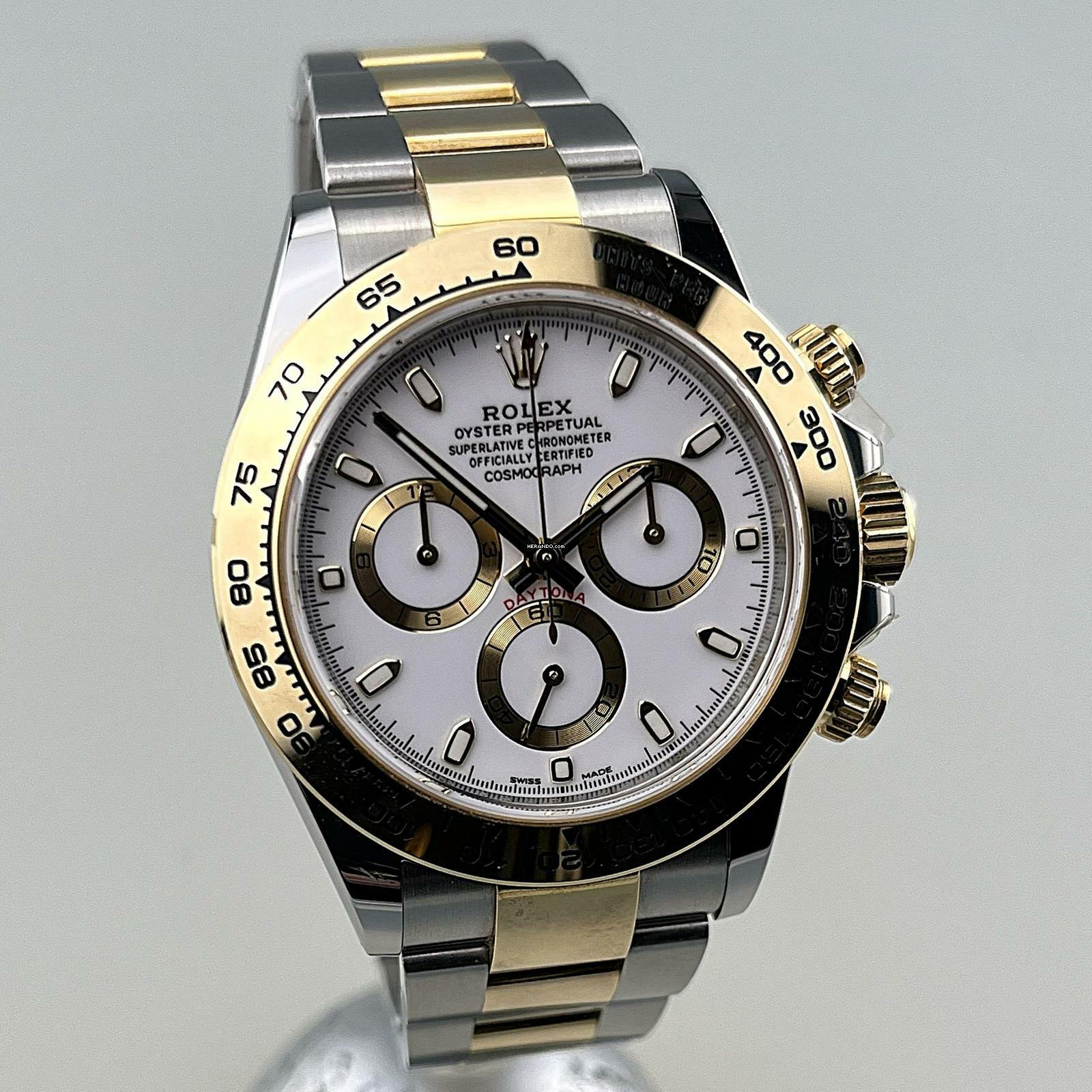Thumbnail von Rolex Daytona Stahl Gelbgold Zifferblatt weiß 116503 Originalzustand nicht poliert perfektes Full Set EK 02/2020 Erstbesitz