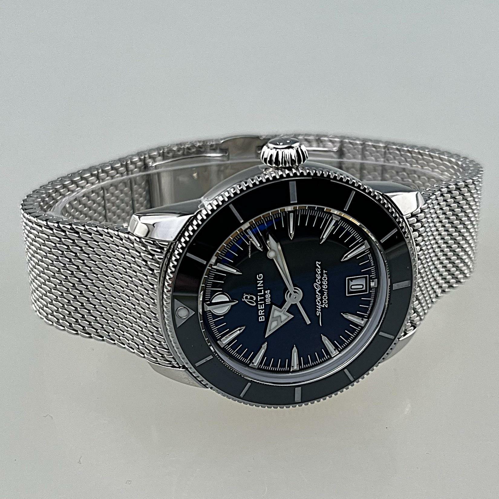 Thumbnail von Breitling Superocean Heritage 42 B31 Automatik 42 Stahl Keramik schwarz Stahlarmband Full Set 11/2025