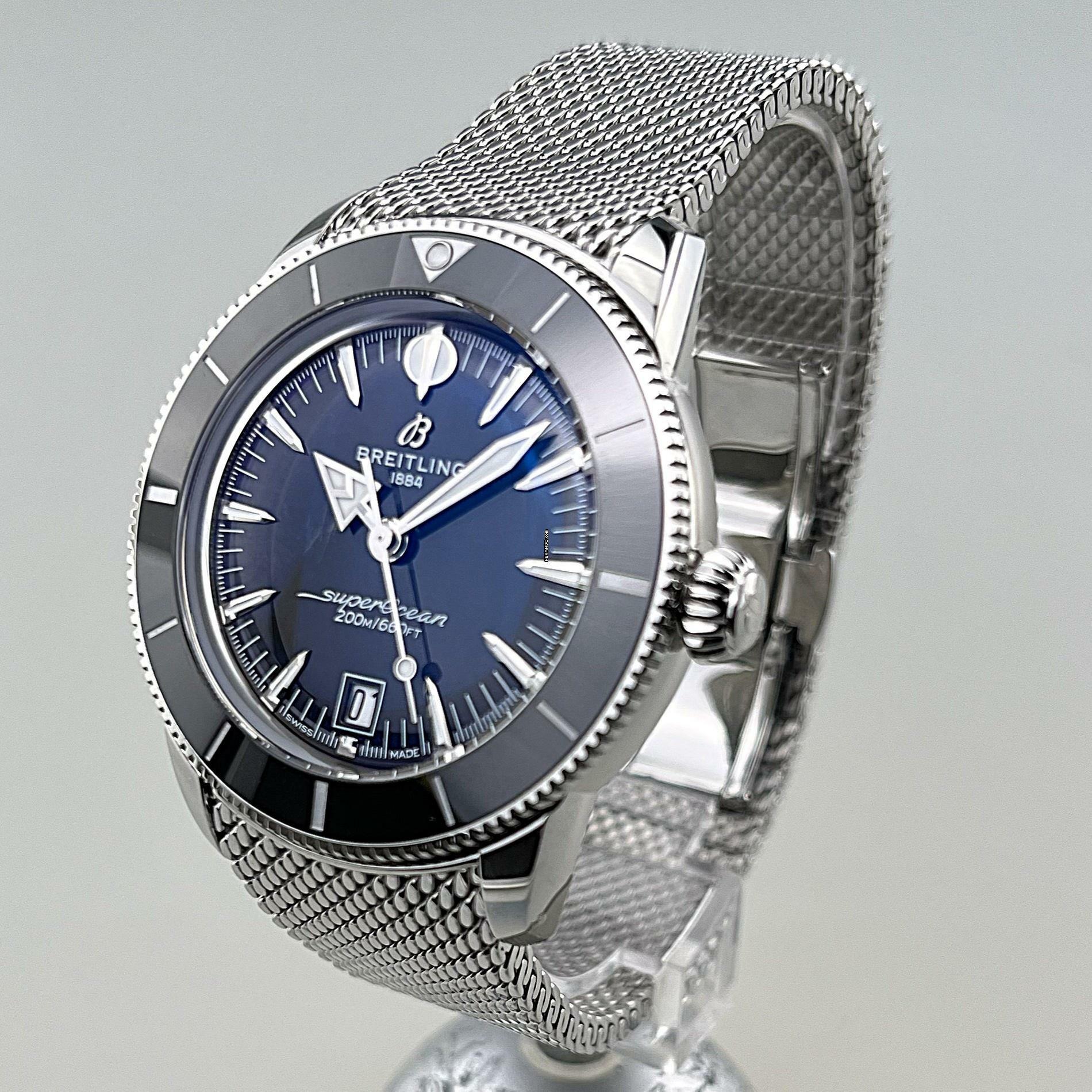 Thumbnail von Breitling Superocean Heritage 42 B31 Automatik 42 Stahl Keramik schwarz Stahlarmband Full Set 11/2025