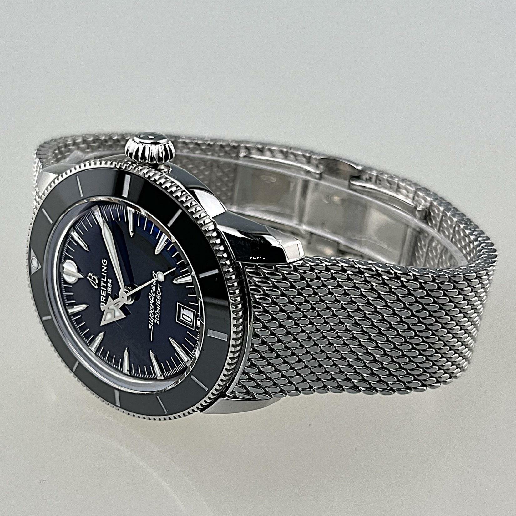 Thumbnail von Breitling Superocean Heritage 42 B31 Automatik 42 Stahl Keramik schwarz Stahlarmband Full Set 11/2025