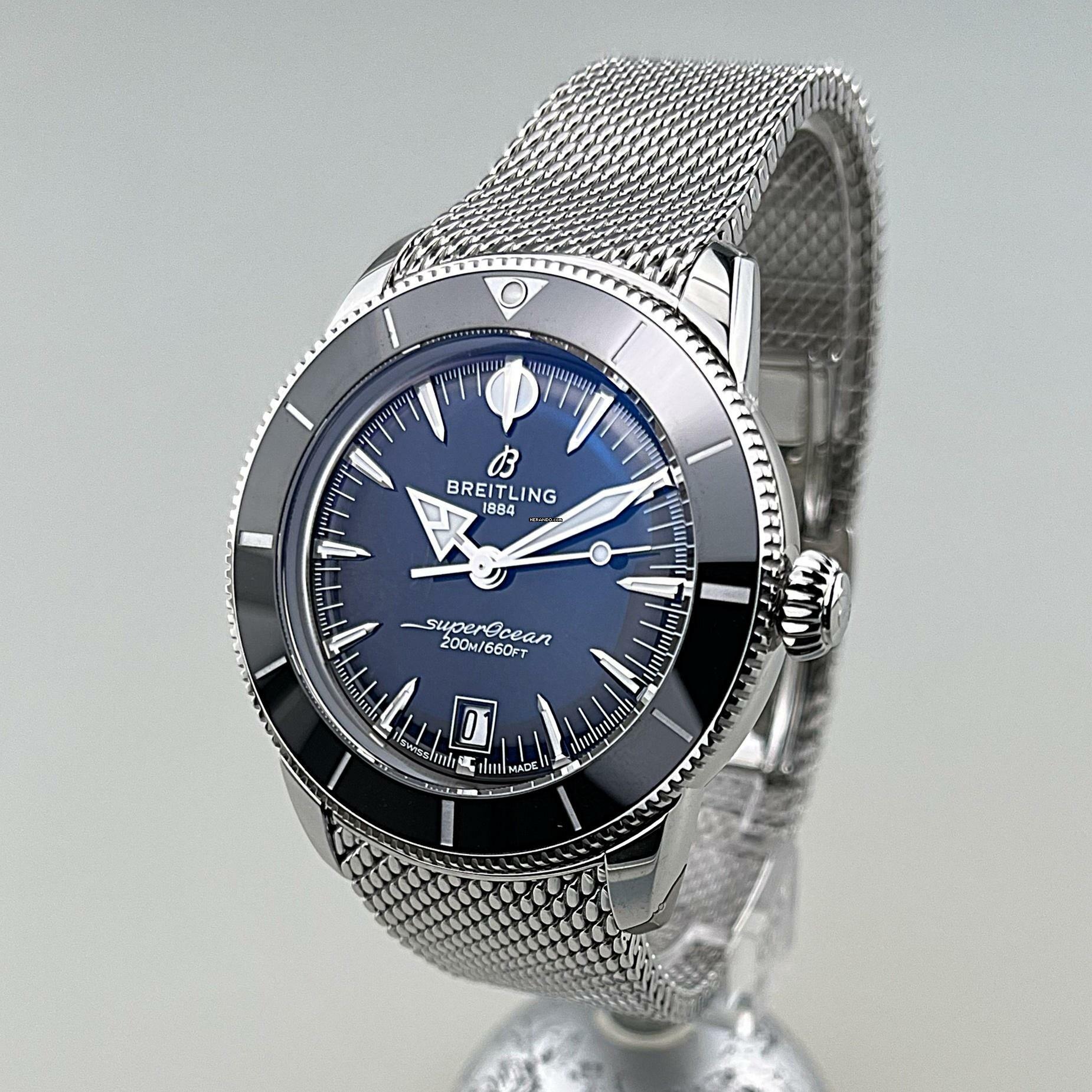 Thumbnail von Breitling Superocean Heritage 42 B31 Automatik 42 Stahl Keramik schwarz Stahlarmband Full Set 11/2025