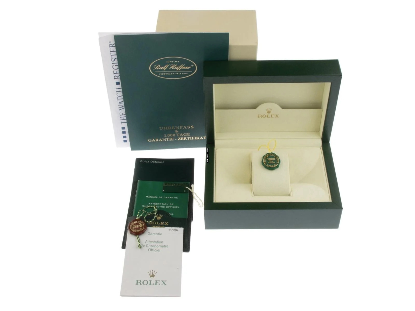 Rolex Datejust Turn-O-Graph Turn-O-Graph Red Date Ref.116264 2005 LC EU Full Set wie Neu Vintage