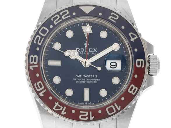  Rolex GMT-Master II Ref.126719BLRO Full Set wie Neu 