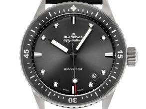 Thumbnail von Blancpain Fifty Fathoms Bathyscaphe Ref.5000-1110-B52A 2021 Full Set wie Neu
