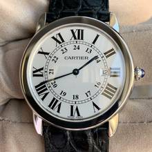 Thumbnail von Cartier Ronde Solo de Cartier 36MM silver dial Quartz 2011 Full Set