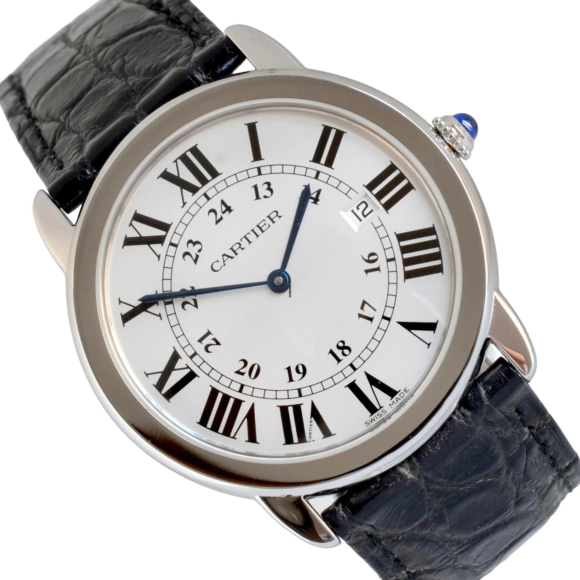Cartier Ronde Solo de Cartier 36MM silver dial Quartz 2011 Full Set