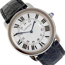 Thumbnail von Cartier Ronde Solo de Cartier 36MM silver dial Quartz 2011 Full Set
