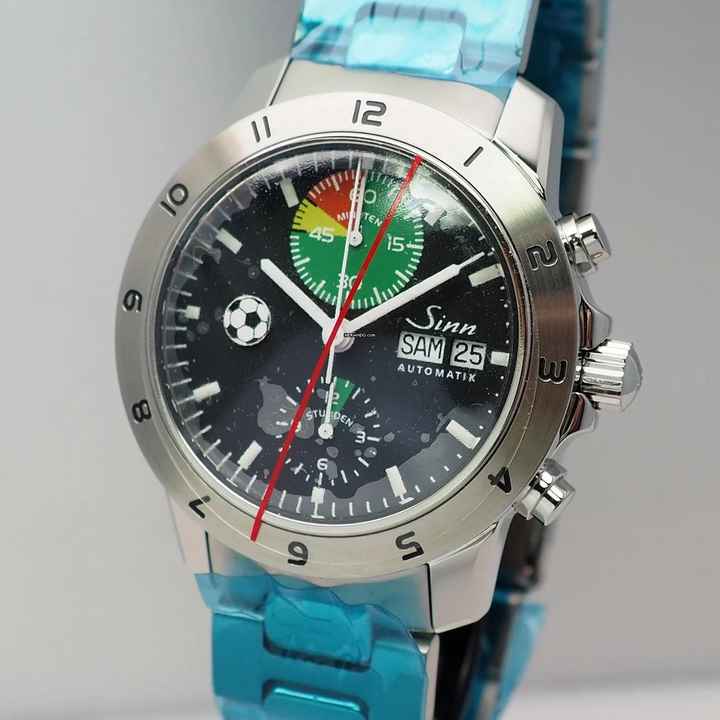  Sinn 303 Fußball Football Chronograph 303 Limited Edition NOS Full Set NOS +Full Set 