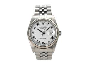 Thumbnail von Rolex Datejust 36 Ref. 16234 Weiß Römisch Jubile-Band
