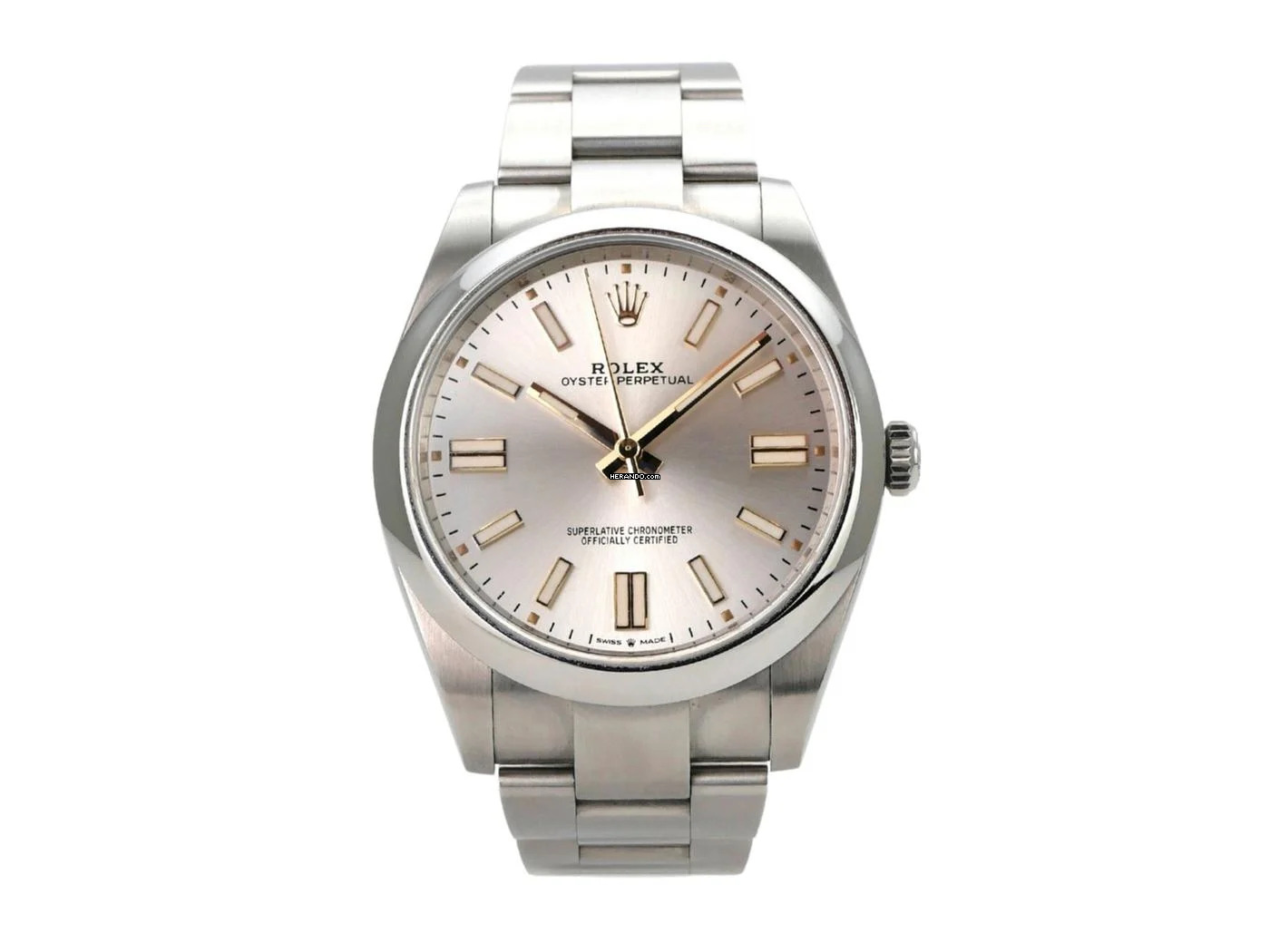 Rolex Oyster Perpetual 41 Ref. 124300 Zifferblatt Silber
