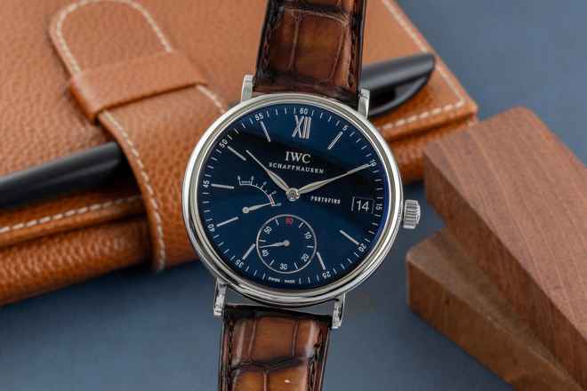  IWC Portofino Handaufzug Schaffhausen Portofino Handaufzug Stahl Herrenuhr Ref. IW510102 Papiere 2011 