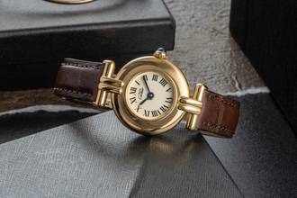 Thumbnail von Cartier Colisée must de Cartier Vermeil Ivory Roman Dial Ref. 590002