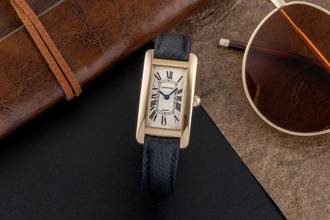 Thumbnail von Cartier Tank Américaine 18K (0,750) Gelbgold Damenuhr Gold Ref. W26015K2 1710