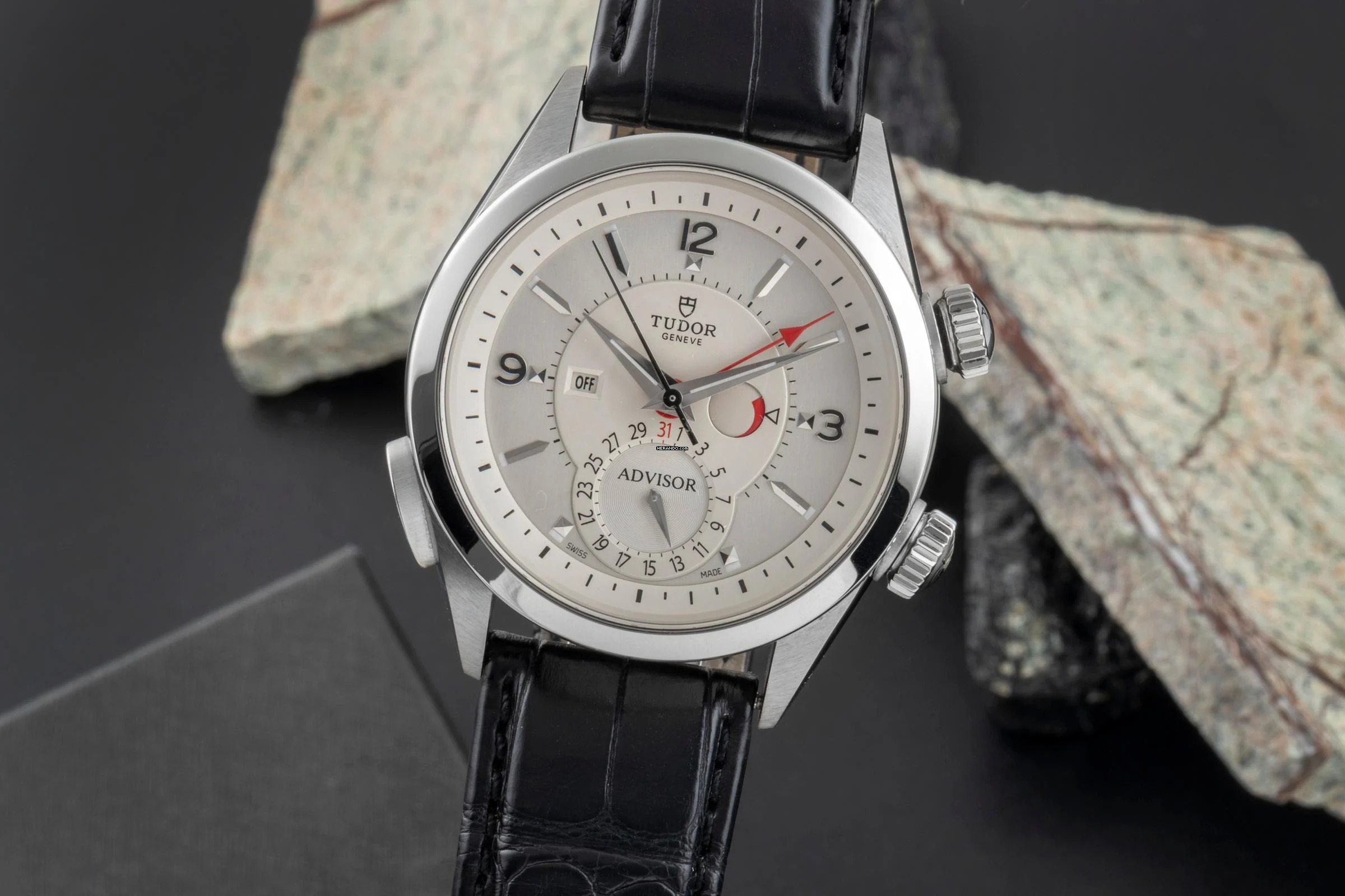 Tudor Heritage Advisor Automatik Edelstahl Herrenuhr Ref. 79620T Box & Papiere