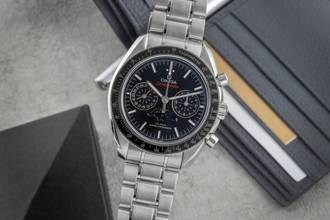Thumbnail von Omega Speedmaster Moonphase Chronograph Stahl Automatik Ref. 304.30.44.52.01.001 B&P 2021