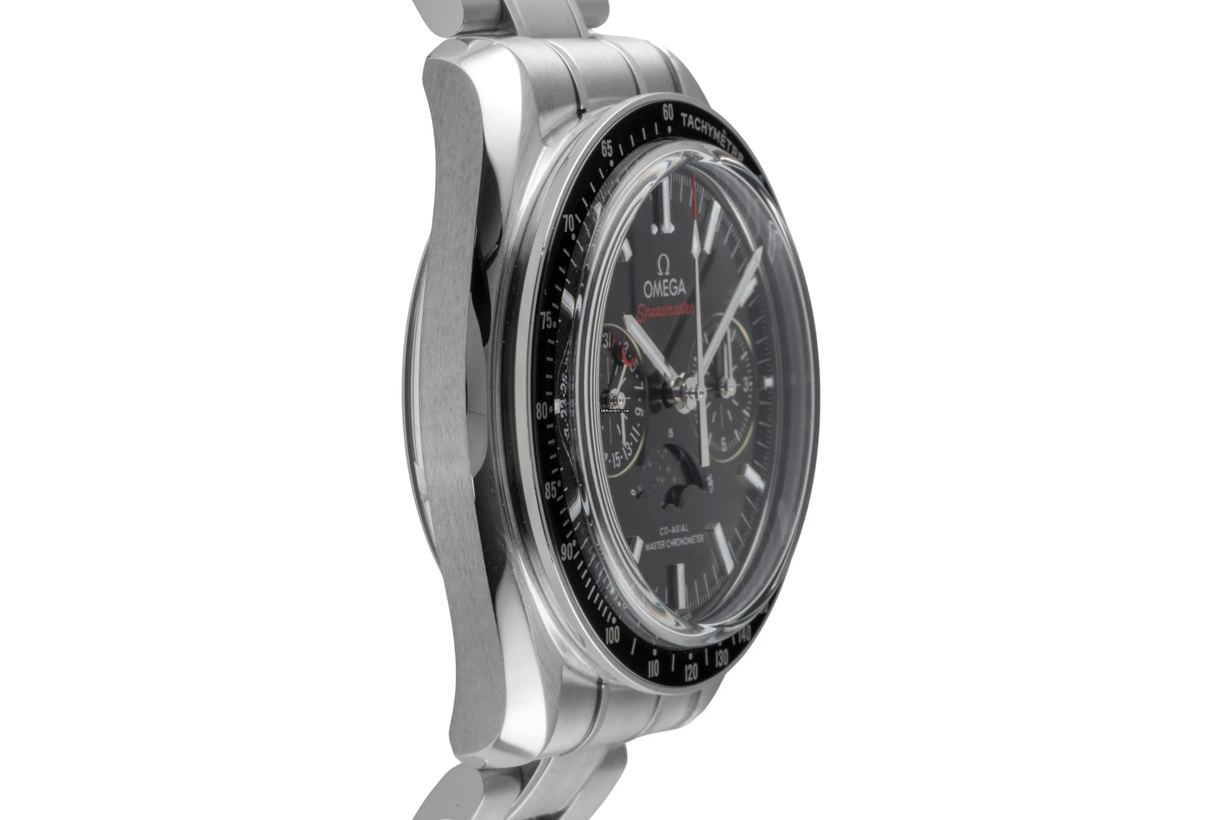 Thumbnail von Omega Speedmaster Moonphase Chronograph Stahl Automatik Ref. 304.30.44.52.01.001 B&P 2021