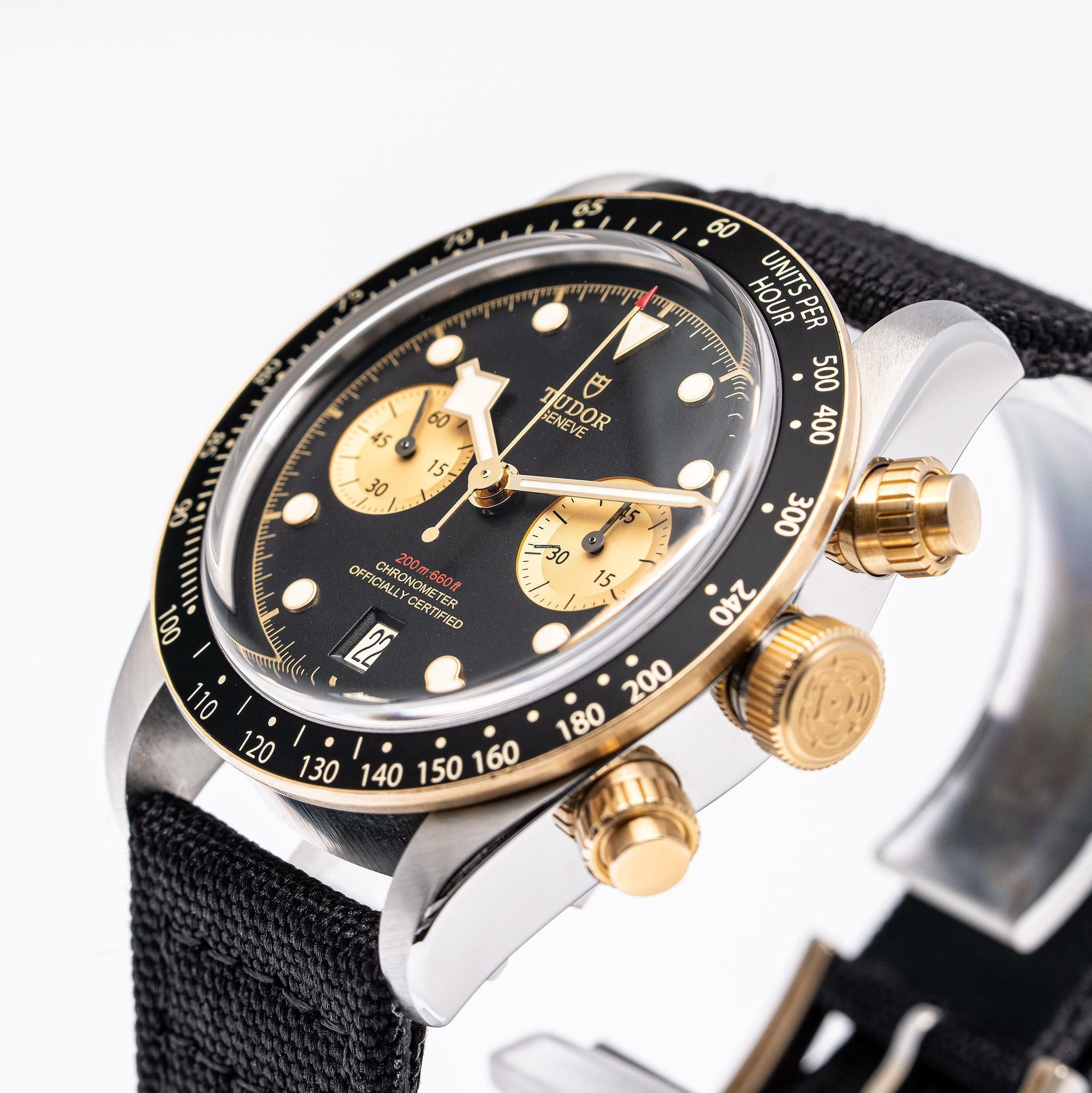  Tudor Black Bay Chrono 41 Black Steel Gold – 79360N – like NEW – 02/2022 Full Set 