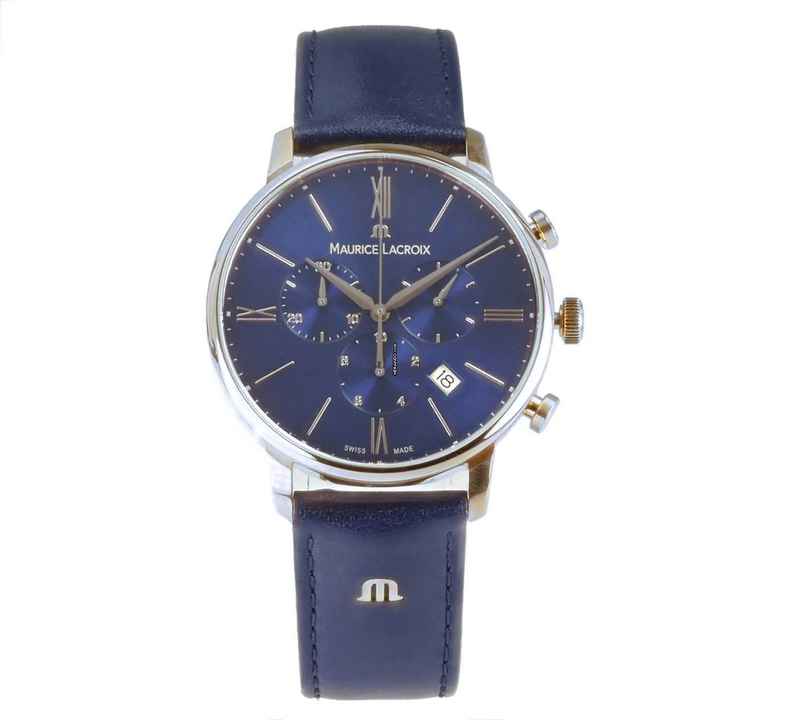  Maurice Lacroix Eliros Herren Uhr 40 Ø mm Chrono Eliros EL1098-SS001-410-4 