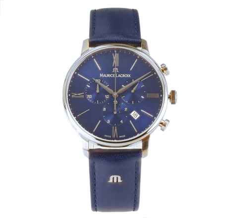  Maurice Lacroix Eliros Herren Uhr 40 Ø mm Chrono Eliros EL1098-SS001-410-4 