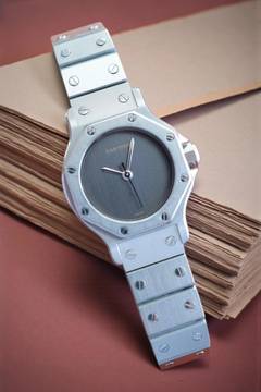  Cartier Santos octagon 0906 Ghost 