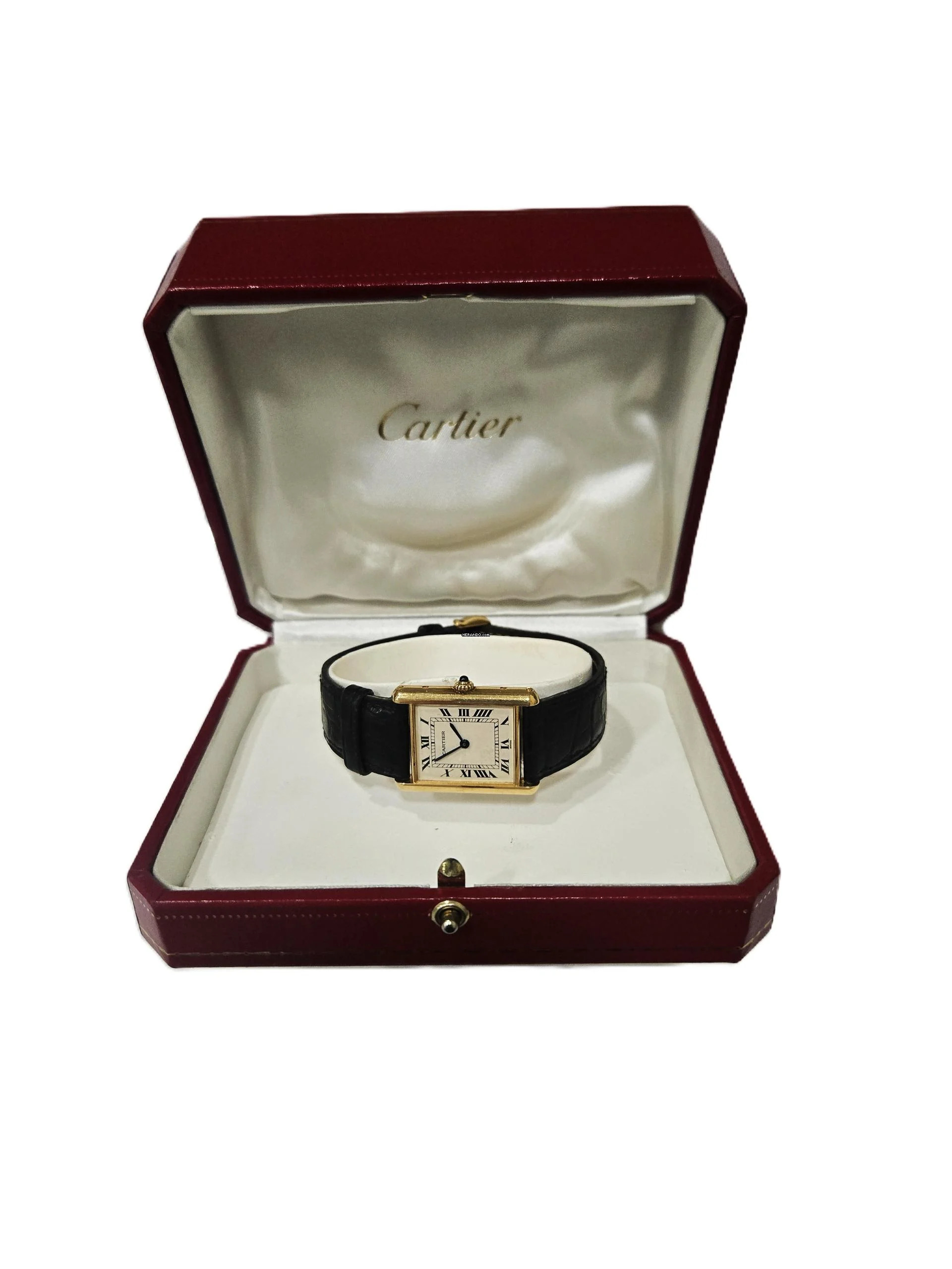 Thumbnail von Cartier Tank Louis Cartier 18k rare Vintage Large Size 1140