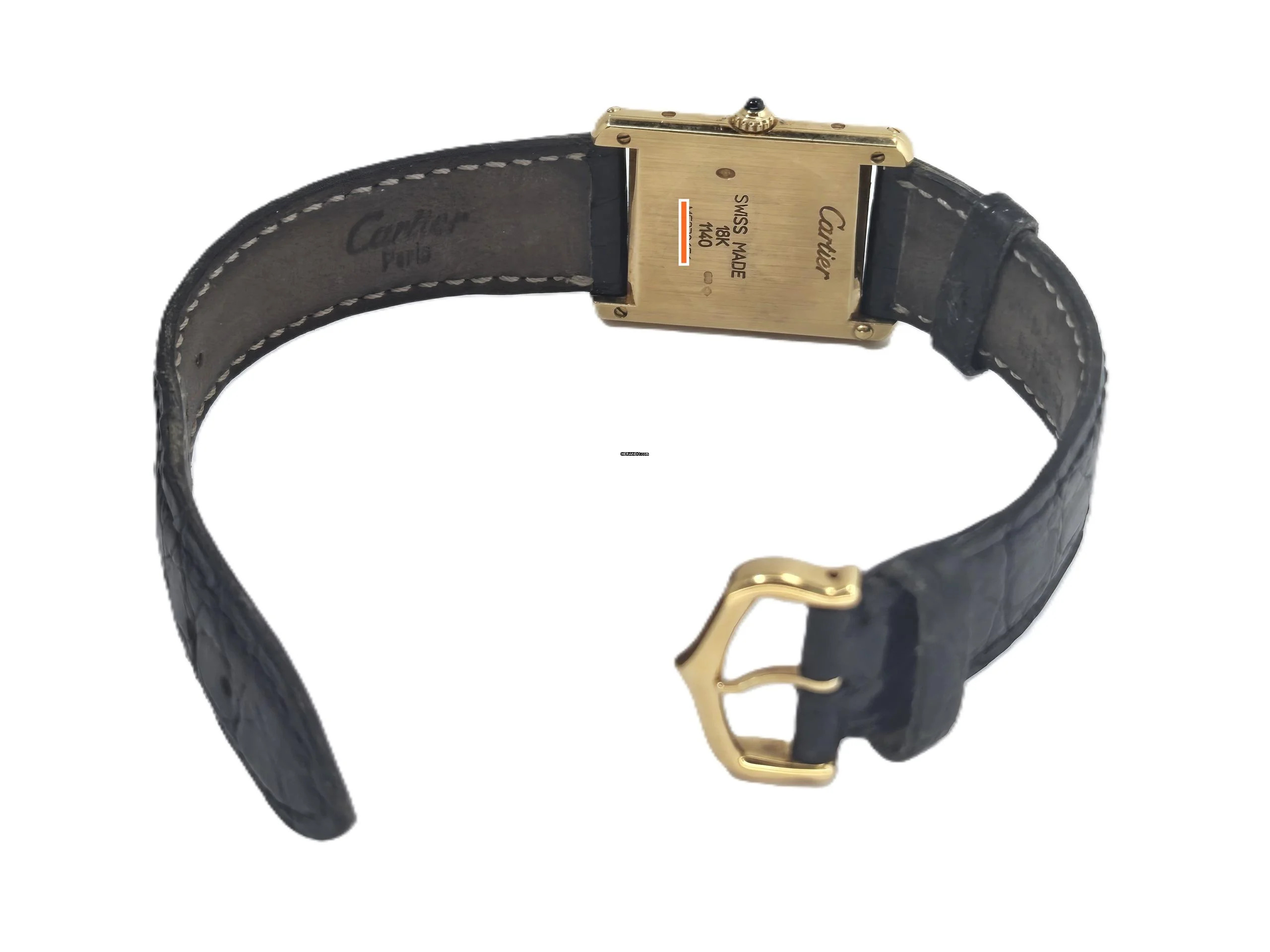 Thumbnail von Cartier Tank Louis Cartier 18k rare Vintage Large Size 1140