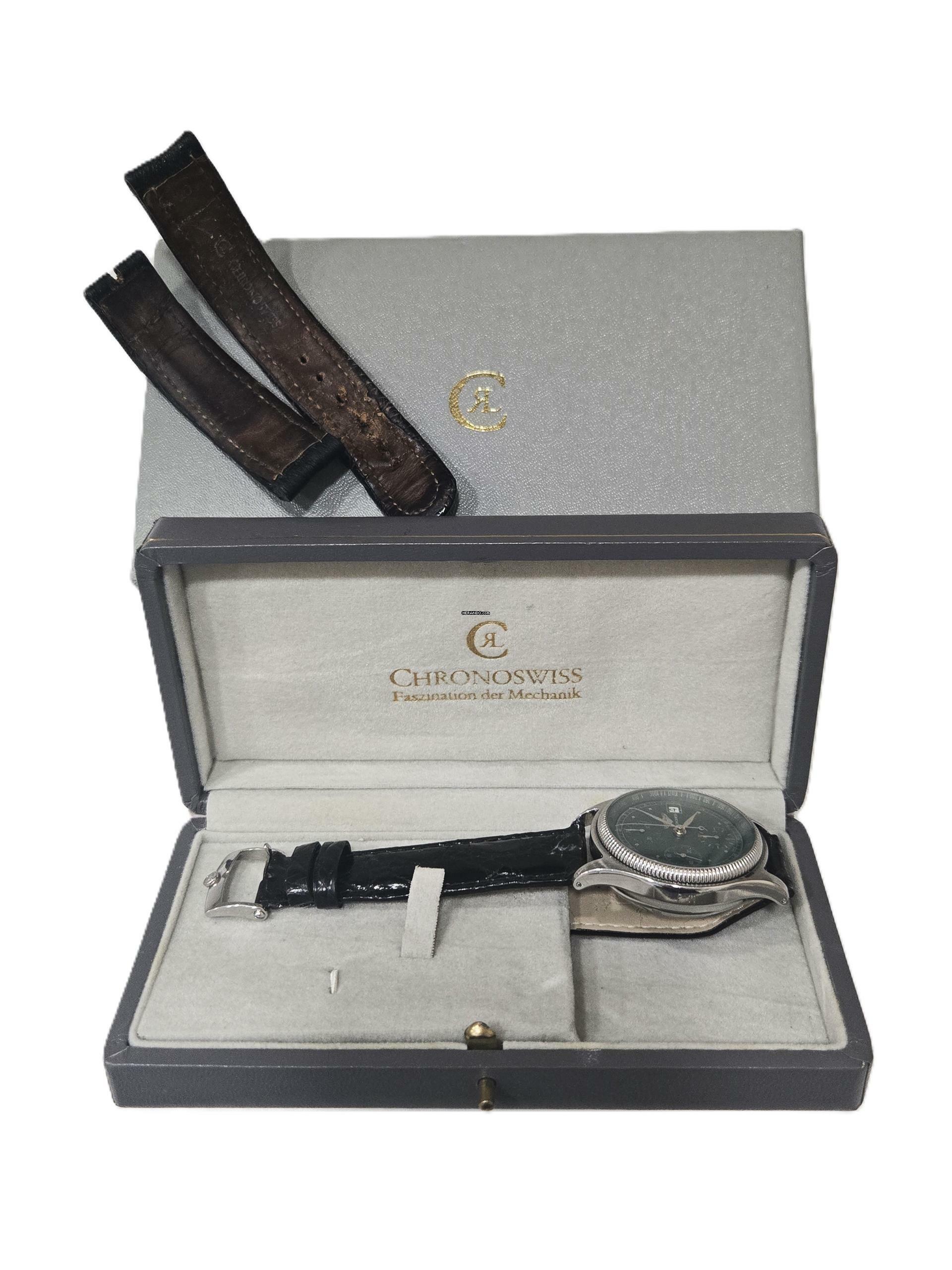 Thumbnail von Chronoswiss Pacific rare Panther Westwind green racing Dial