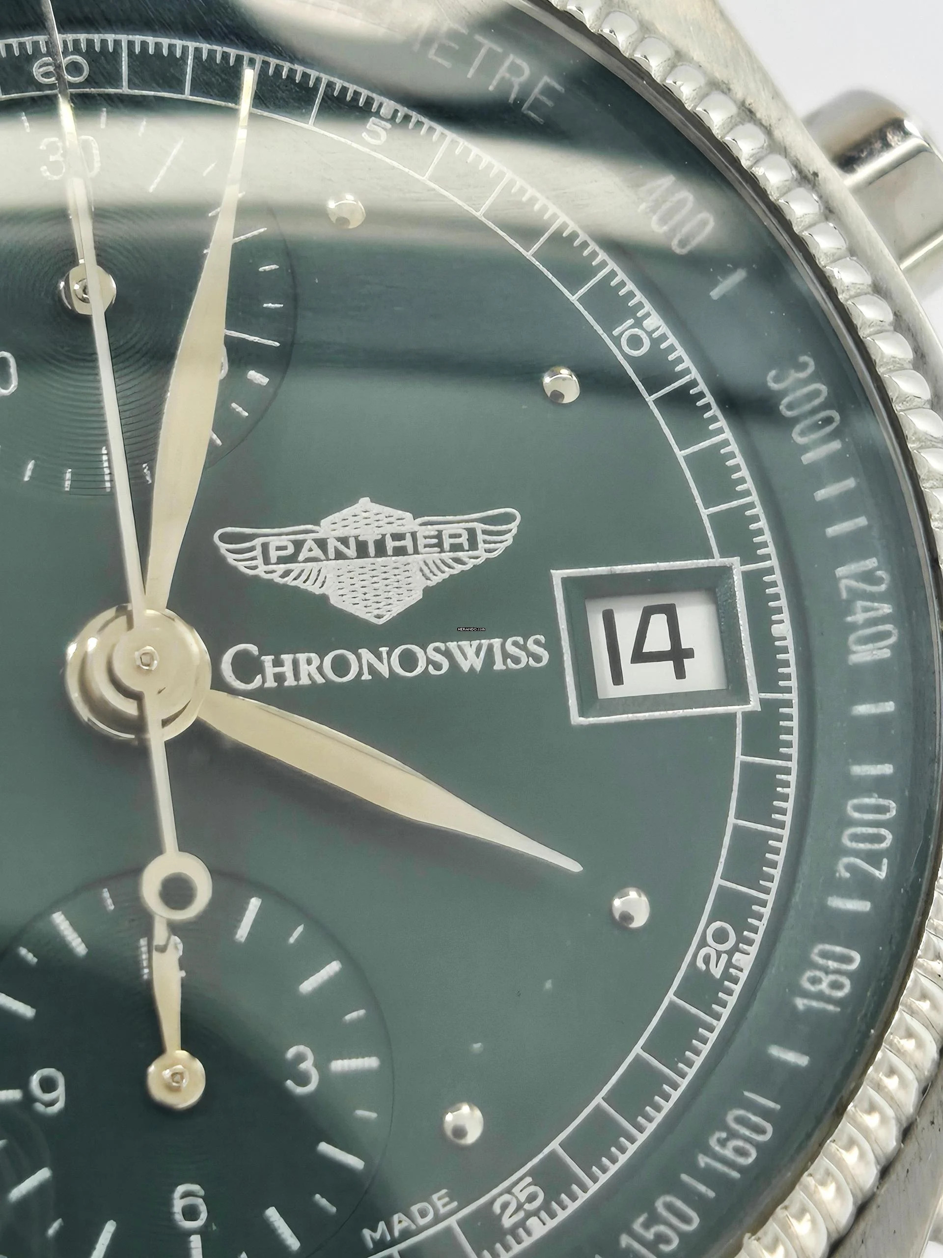 Thumbnail von Chronoswiss Pacific rare Panther Westwind green racing Dial