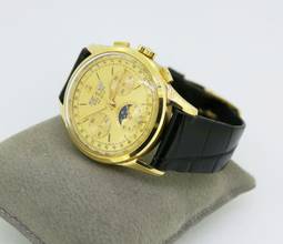 Thumbnail von Breitling Triple calendar moonphase 18Karat Gold Rare vintage watch
