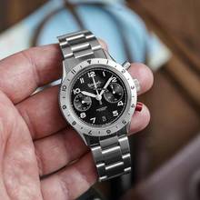 Thumbnail von Hanhart Red Lion Mk II 39 mm Herrenarmbanduhr Handaufzug aus Stahl H704L.210-6428