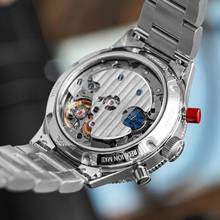 Thumbnail von Hanhart Red Lion Mk II 39 mm Herrenarmbanduhr Handaufzug aus Stahl H704L.210-6428