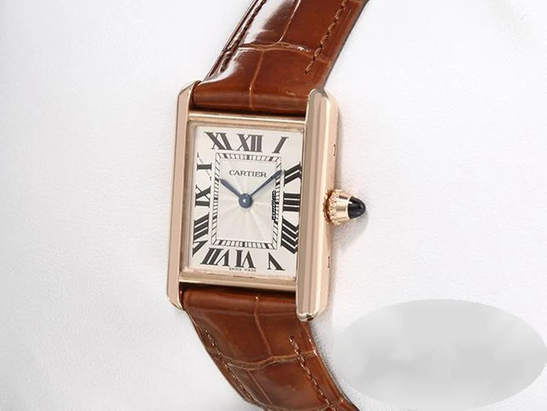 Cartier Tank Louis Cartier Kleines Modell Rosegold 750 2018 Wgta0010 Handaufzug 18kt Rose Gold