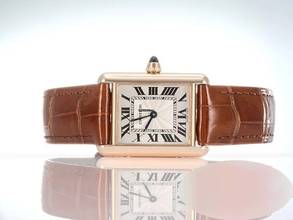 Thumbnail von Cartier Tank Louis Cartier Kleines Modell Rosegold 750 2018 Wgta0010 Handaufzug 18kt Rose Gold