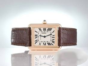 Thumbnail von Cartier Tank Solo Lady Tank Solo Edelstahl Rosegold 750 2020 W5200024 Stahl Gold Damen