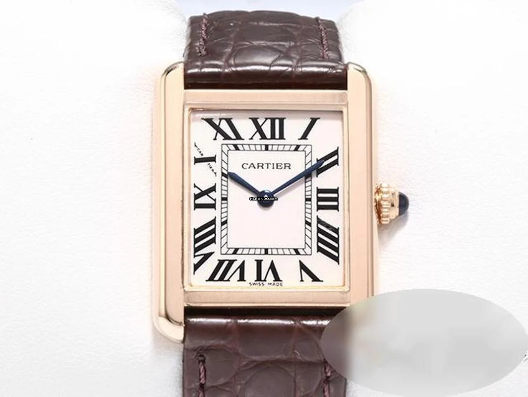  Cartier Tank Solo Lady Tank Solo Edelstahl Rosegold 750 2020 W5200024 Stahl Gold Damen 
