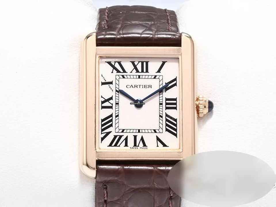  Cartier Tank Solo Lady Tank Solo Edelstahl Rosegold 750 2020 W5200024 Stahl Gold Damen 