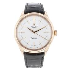 Thumbnail von Rolex Cellini Time 39 Rose Gold White Dial