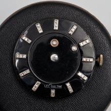 Thumbnail von Jaeger-LeCoultre Mysterious by Vacheron Constantin Factory baguette diamonds black dial white gold 14KT