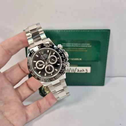  Rolex Daytona Ceramic Black Dial 40mm Automático Completo 