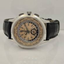 Thumbnail von Patek Philippe World Time Chronograph Flyback Salmon Dial 41mm Automático Completo