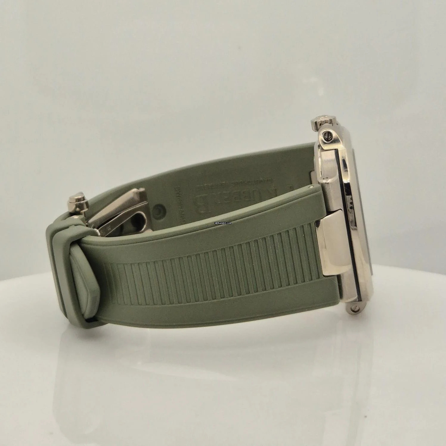 Thumbnail von Patek Philippe Nautilus Moonphase Power Reserve Ouro Branco 40mm Automático Completo