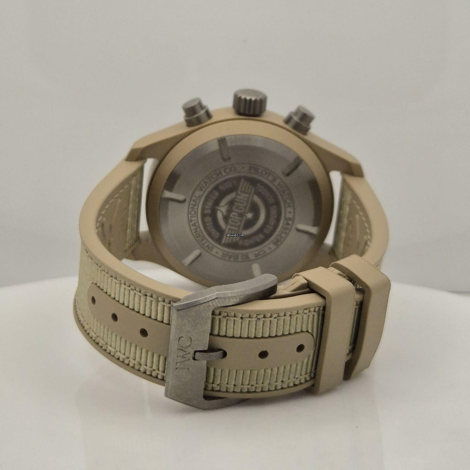 Thumbnail von IWC Fliegeruhr Chronograph Top Gun Pilot Top Gun Mojave Desert Chronograph Ceramic 41mm Automático Completo