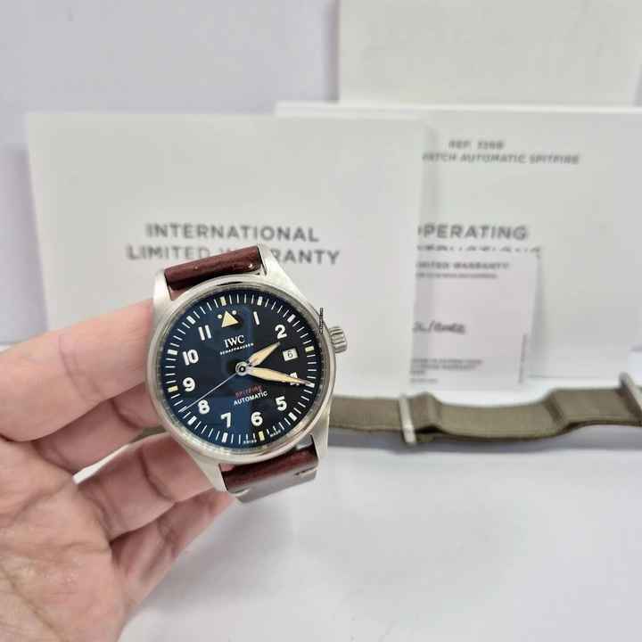  IWC Fliegeruhr Pilot Spitfire 39mm Automático Completo 