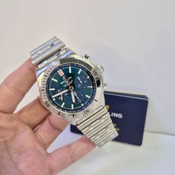  Breitling Chronomat 42 B01 42mm Special Green Edition Automático Completo 
