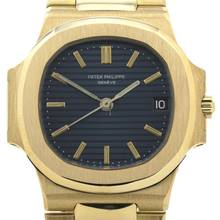 Thumbnail von Patek Philippe Nautilus Blue Index Dial B+P