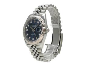Thumbnail von Rolex Datejust 41 Edelstahl Weißgold 126334 Blau Diamant Jubile-Band