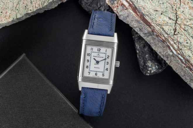  Jaeger-LeCoultre Reverso Classique Edelstahl Damenuhr Ref. 260.8.08 Klassiker 