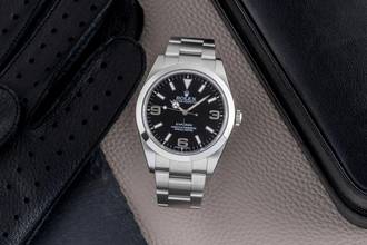 Thumbnail von Rolex Explorer 39 Oyster Perpetual Edelstahl Automatik Ref. 214270 B&P 2014