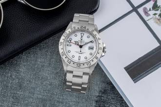 Thumbnail von Rolex Explorer II Edelstahl Automatik Herrenuhr Ref. 16570 B&P 2000 LC 100