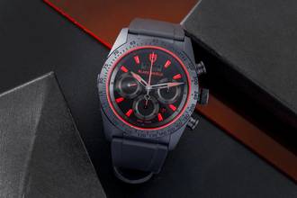 Thumbnail von Tudor Fastrider Black Shield Chronograph Automatik Stahl Ref. 42000CR B&P 2014